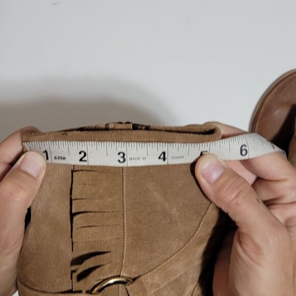 NEW Artisan Crafted By Zigi Aldonza Gladiator Sandals Womens 9 Suede Fringe Boho - Picture 9 of 10